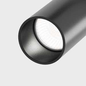 Lampadario A Sospensione Moderno Elti Alluminio Nero 1 Luce Gu10 50W Ip20