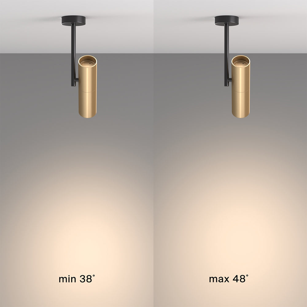 Lampadario A Sospensione Moderno Elti Alluminio Nero 1 Luce Gu10 50W