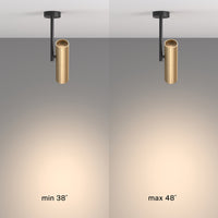 Lampadario A Sospensione Moderno Elti Alluminio Nero 1 Luce Gu10 50W