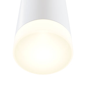 Applique Da Parete Moderno Kilt Alluminio Bianco Luce Led Integrato 10W