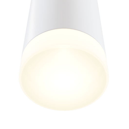 Applique Da Parete Moderno Kilt Alluminio Bianco Luce Led Integrato 10W