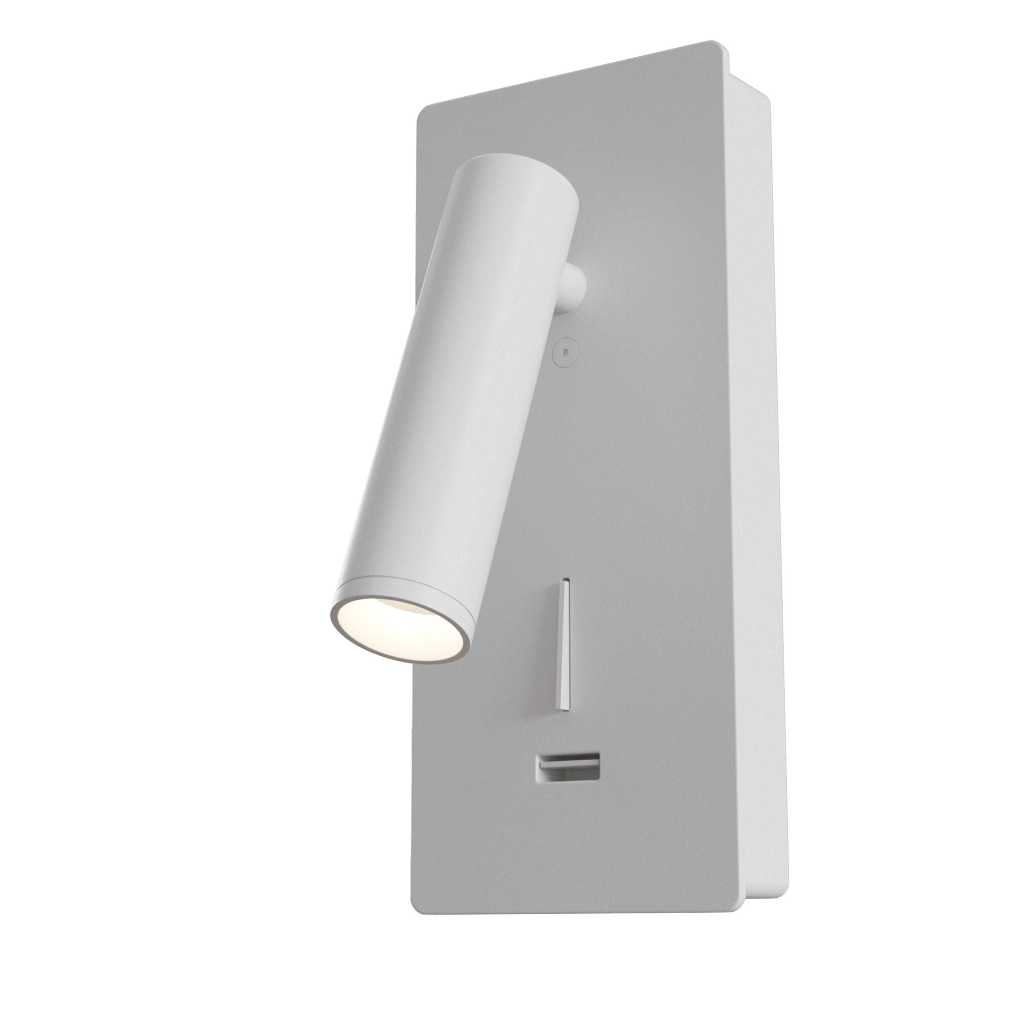 Applique Da Parete Interno Moderno Mirax Metallo Bianco Luce Led Integrato 3W