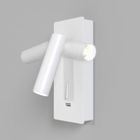 Applique Da Parete Interno Moderno Mirax Metallo Bianco Luce Led Integrato 3W