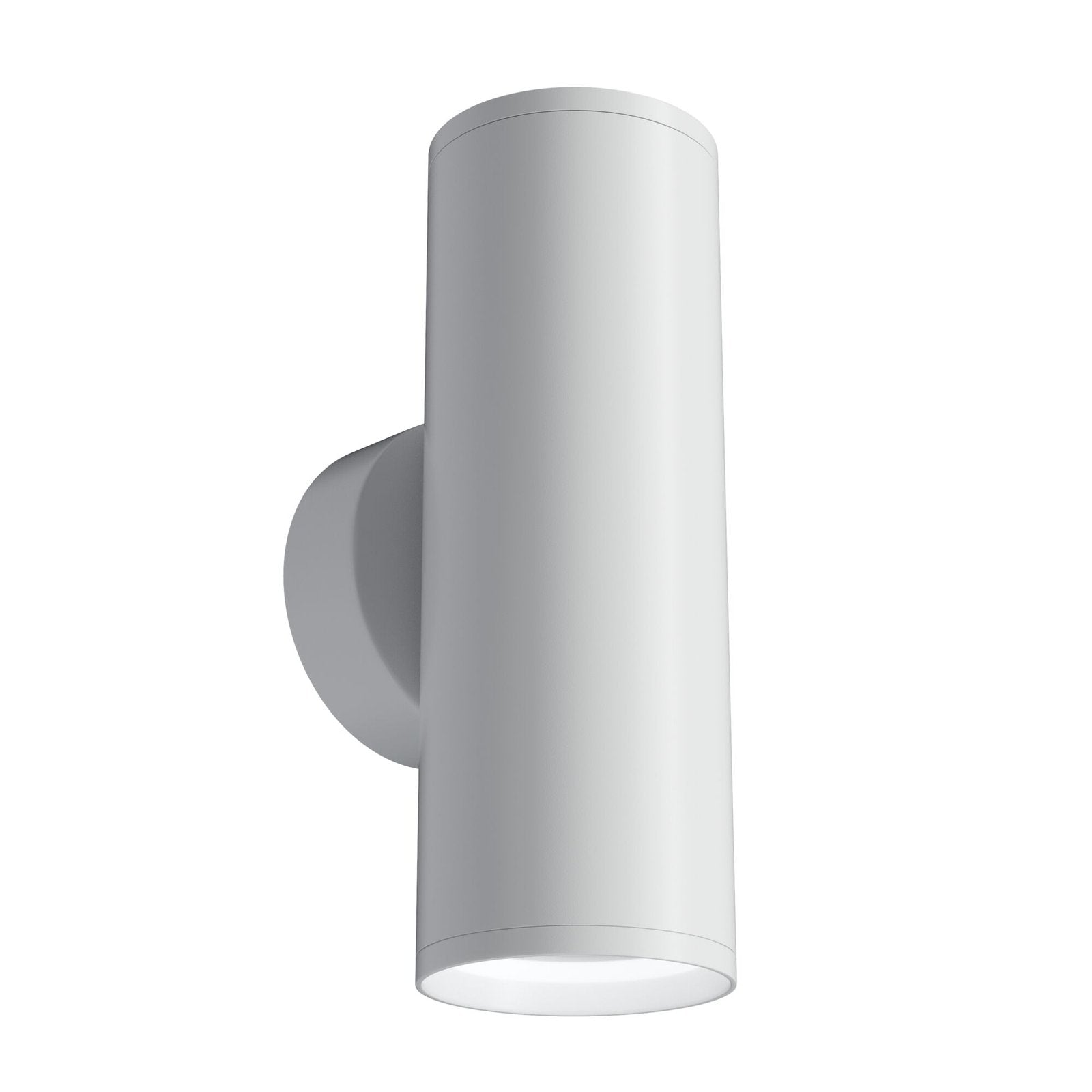 Applique Da Parete Moderno Focus S Alluminio Bianco 2 Luci Gu10 10W