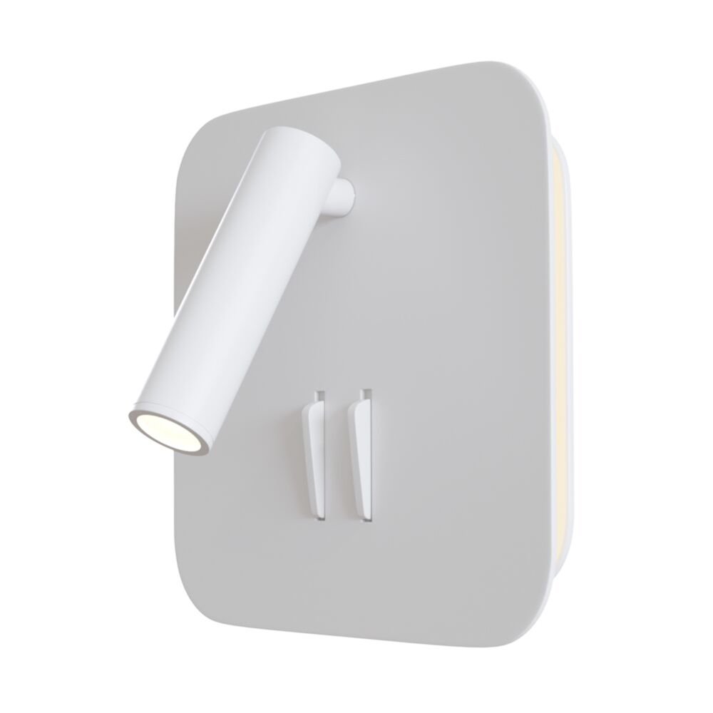 Applique Da Parete Moderno Ios 176 Alluminio Bianco Luce Led Integrato 10W