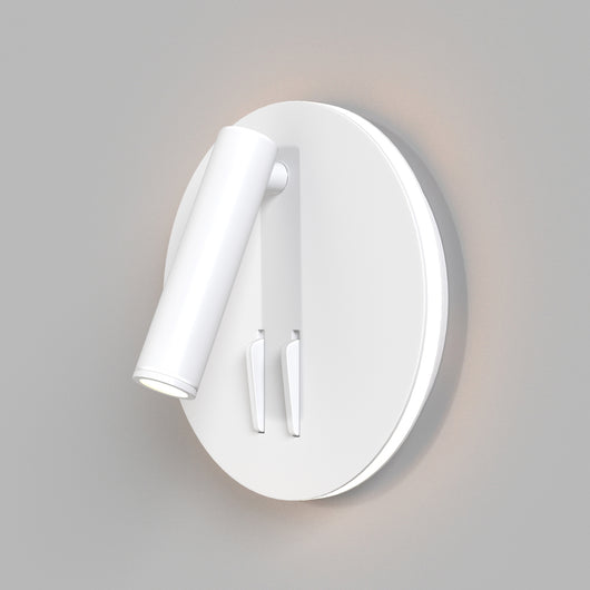 Applique Da Parete Interno Moderno Ios 176 Alluminio Bianco Led Integrato 10W