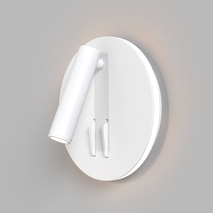 Applique Da Parete Interno Moderno Ios 176 Alluminio Bianco Led Integrato 10W