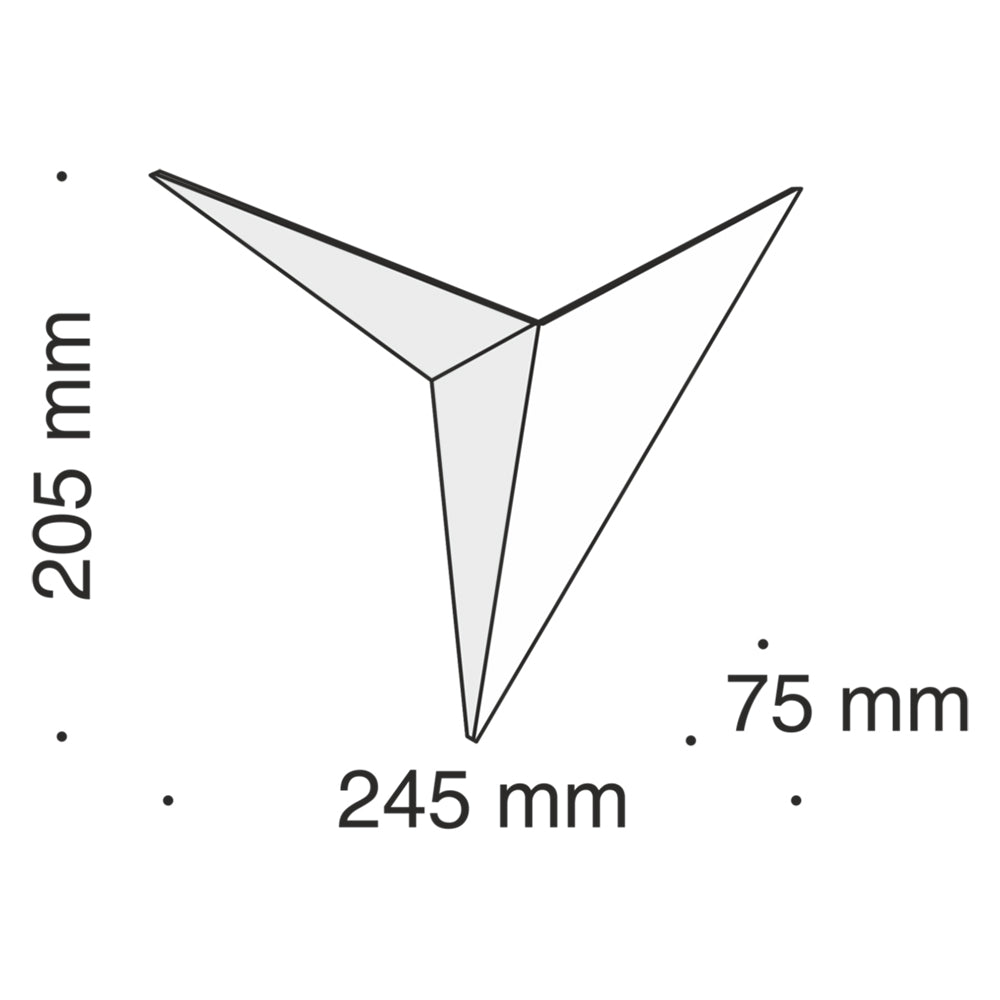 Applique Da Parete Moderno Trame Metallo Bianco Luce Led Integrato 3W