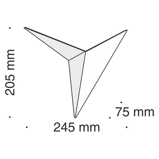 Applique Da Parete Moderno Trame Metallo Bianco Luce Led Integrato 3W