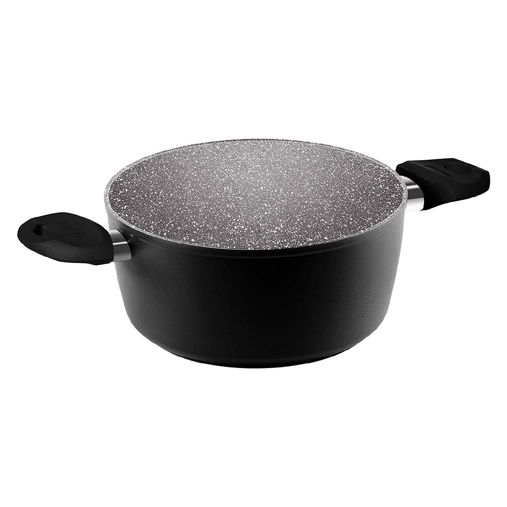 CASSERUOLA CON MANICI 'BLACK PEARL INDUCTION' Ã˜ cm. 16 - 1 manico AETERNUM