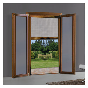 ZANZARIERA A RULLO VERTICALE PER PORTA/FINESTRA cm 140 x 250 - bronzo KASART