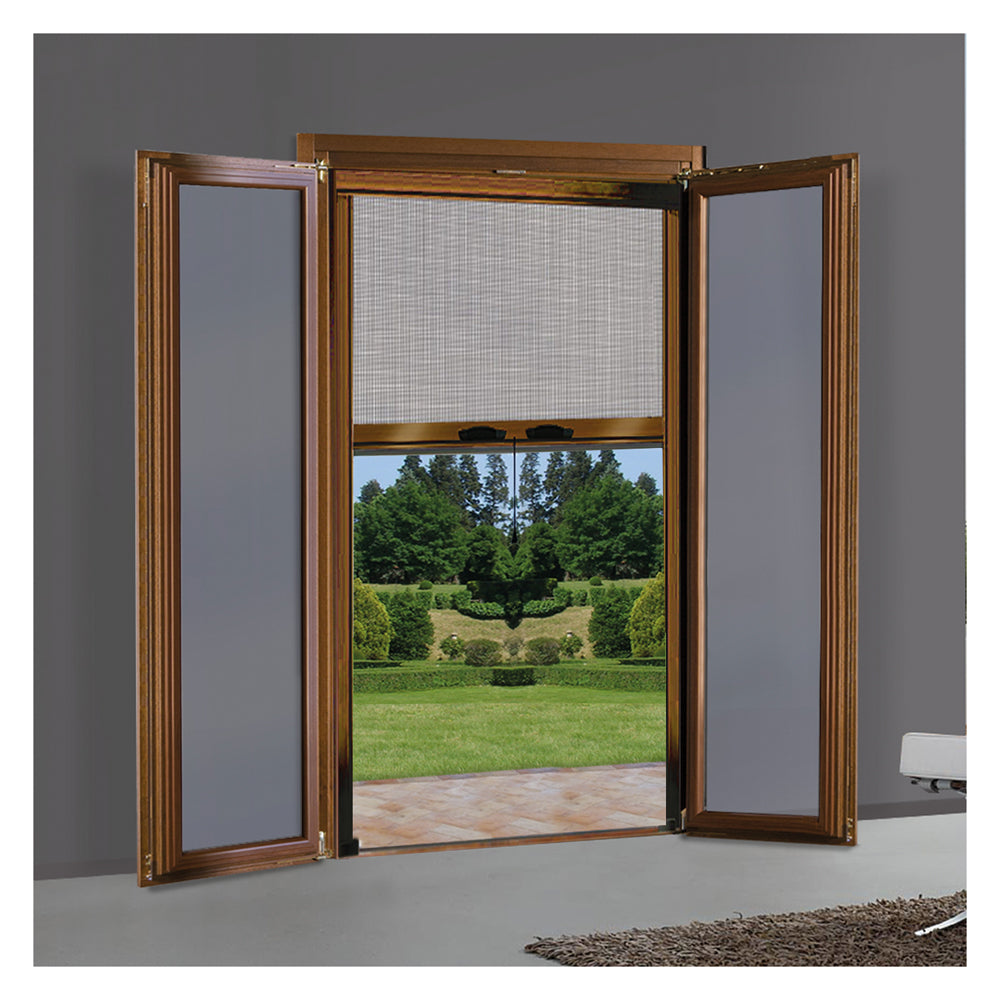 ZANZARIERA A RULLO VERTICALE PER PORTA/FINESTRA cm 100 x 250 - bronzo KASART