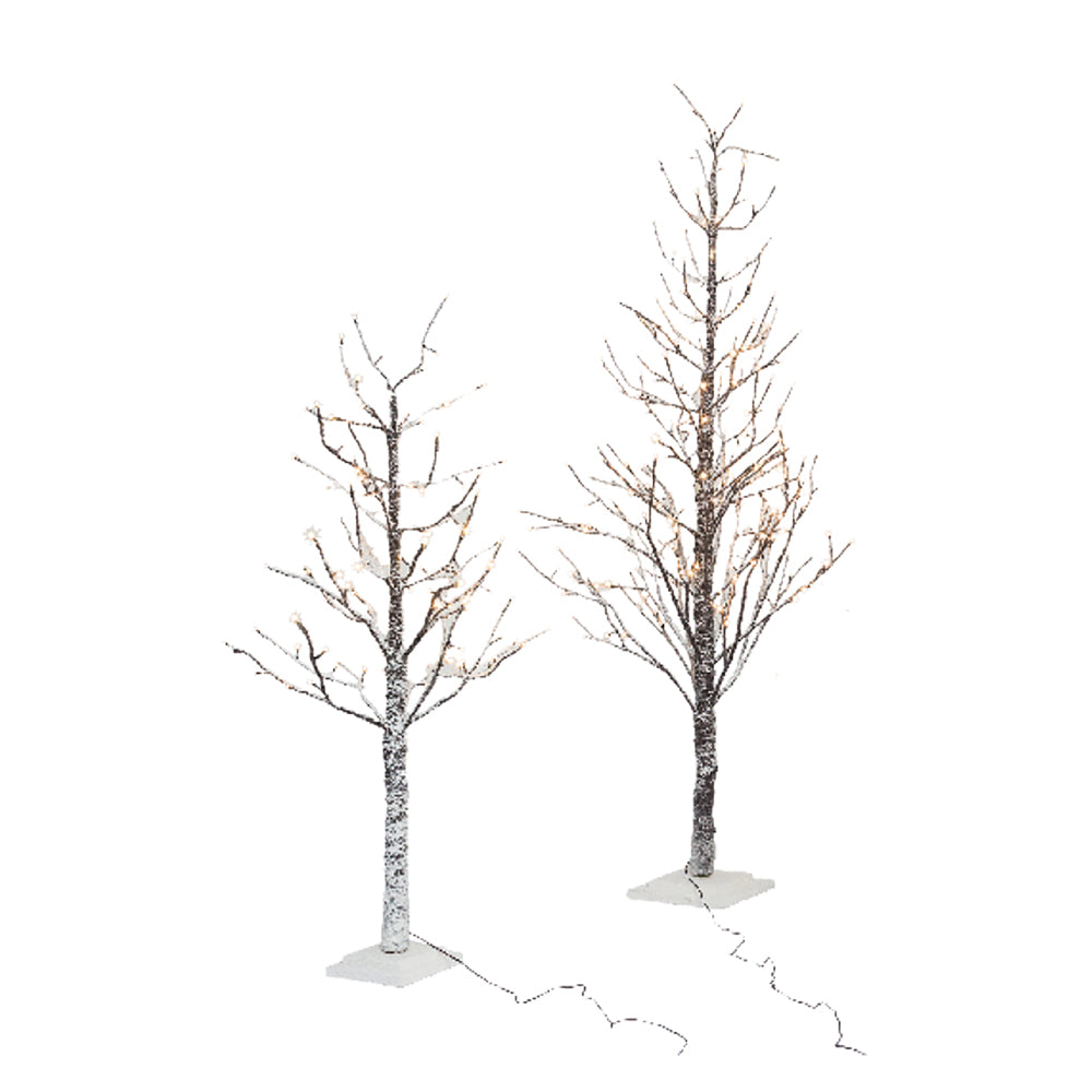 ALBERO TRONCO E RAMI INNEVATI CON LUCI LED h. 180 cm - 270 luci led -