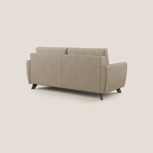 Divano Letto 2 Posti 168x97x96 cm in Tessuto Beige