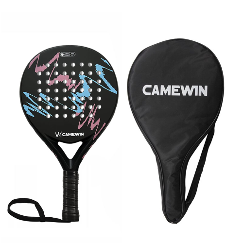 CAMEWIN RAC. PADEL GOMMA EVA SUP. FIBRA CARB. 36MM PINK