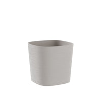 Vaso Da Esterno Capri In Polietilene Effetto Satinato, Dimensione: 38 cm coloreCloud (Bianco) - AMZCAPRI38CL