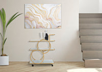 CARRELLO MARBLE GLASS CM 64X46X79