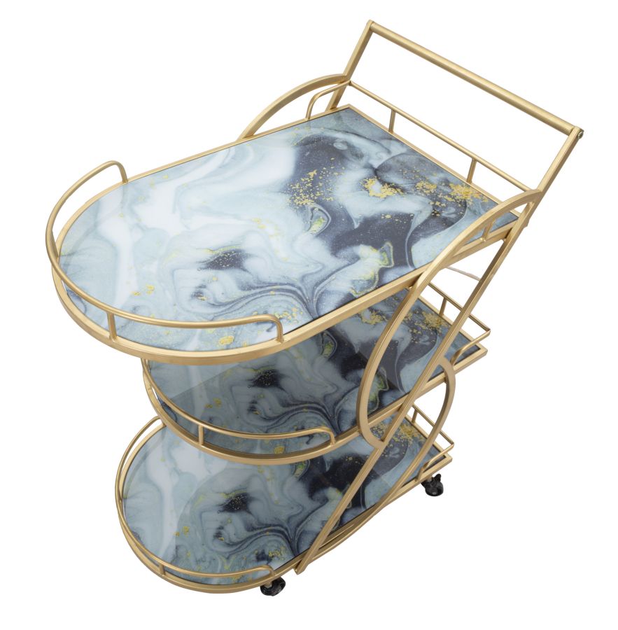 CARRELLO MARBLE GLASS MIX CM71X45,5X84,5