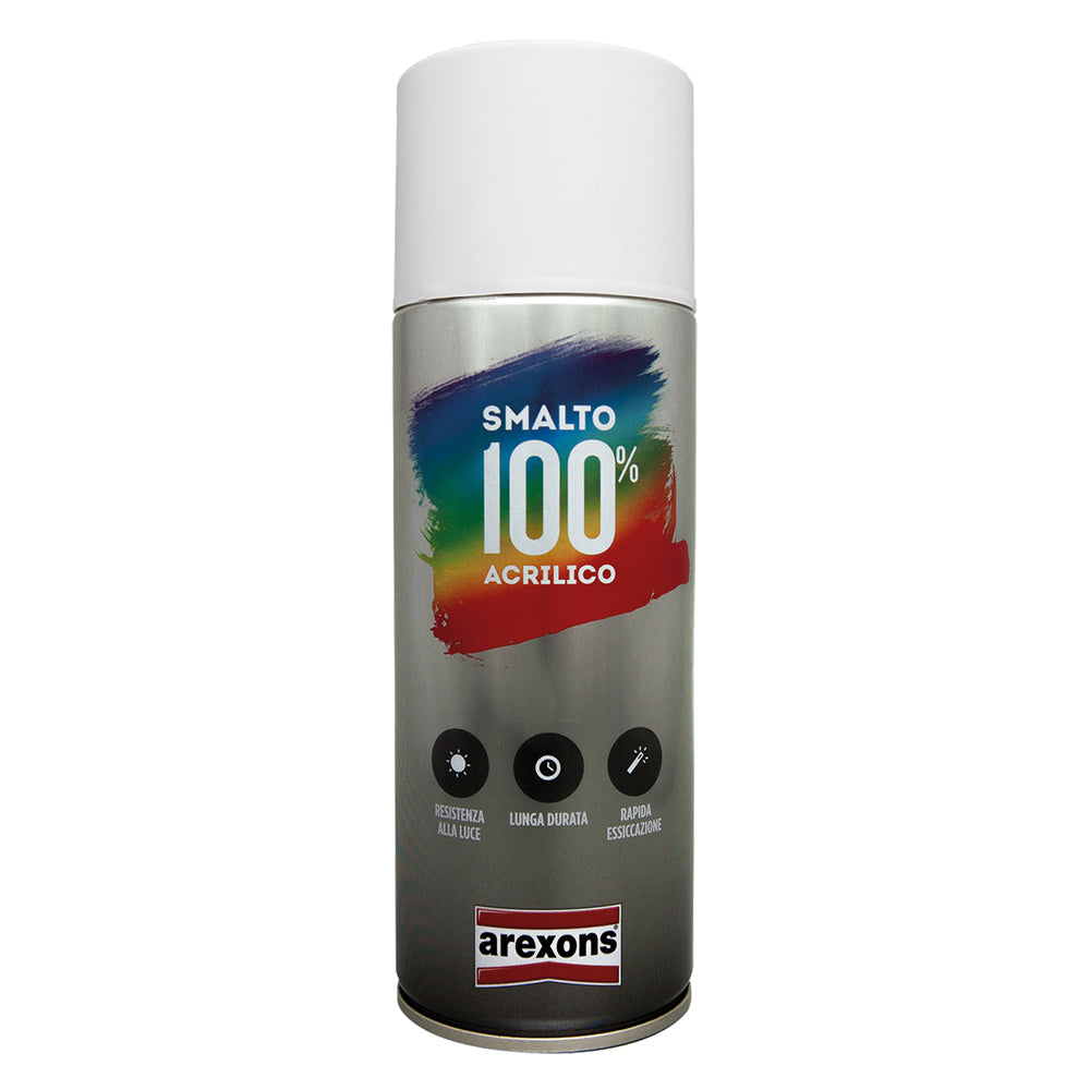 SMALTO SPRAY ACRILICO ml 400 bianco opaco - 3651 AREXONS