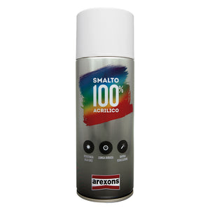 SMALTO SPRAY ACRILICO RITOCCO PER ELETTRODOMESTICI ml 400 - bianco elettro AREXONS