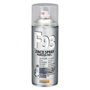 SMALTO SPRAY ZINCO 98% 'F93' ml 400 FAREN 12 PZ