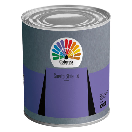 SMALTO SINTETICO 'COLOREA' Lt. 2,5   Grigio metallo COLOREA 2 PZ