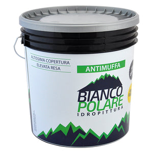 PITTURA AL QUARZO ACRILICO ANTIMUFFA lt 4 BIANCO POLARE