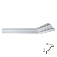 CORNICE DECORATIVA PER SOFFITTO mod. I777 - mm 105 x  90 BOVELACCI 45 PZ