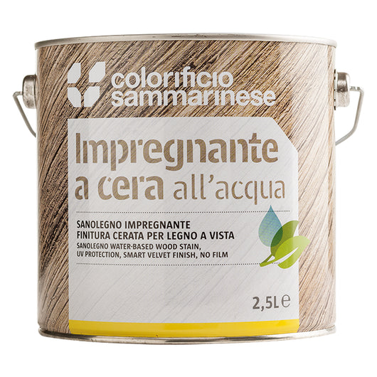 IMPREGNANTE 'SANOLEGNO' Lt. 0,750 Castagno COLORIFICIO SAMMARINESE 6 PZ