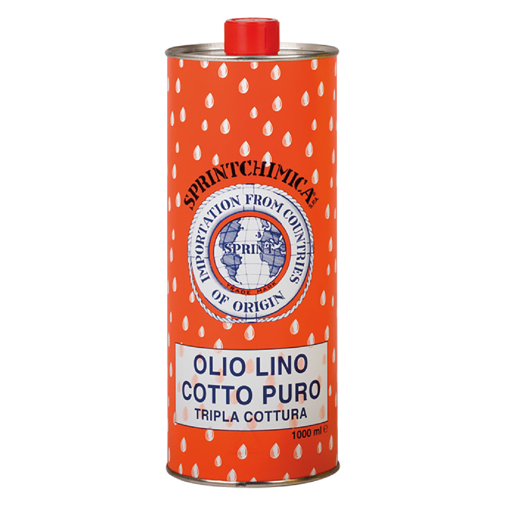 OLIO DI LINO COTTO Lt. 1 SPRINTCHIMICA 12 PZ