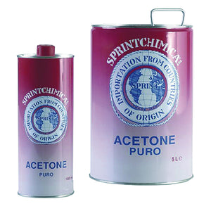 ACETONE PURO Lt. 1 SPRINTCHIMICA 12 PZ