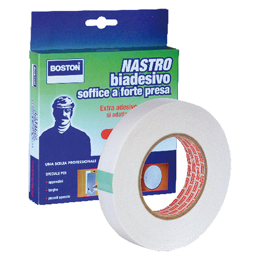 NASTRO BIADESIVO mm. 25 x 10 mt - Sp.0,9 BOSTON