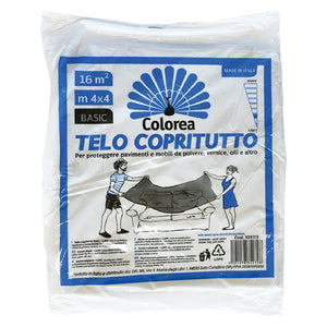 TELO COPRITUTTO MULTIUSO mt 4 x 4 - gr. 730 circa COLOREA 25 PZ