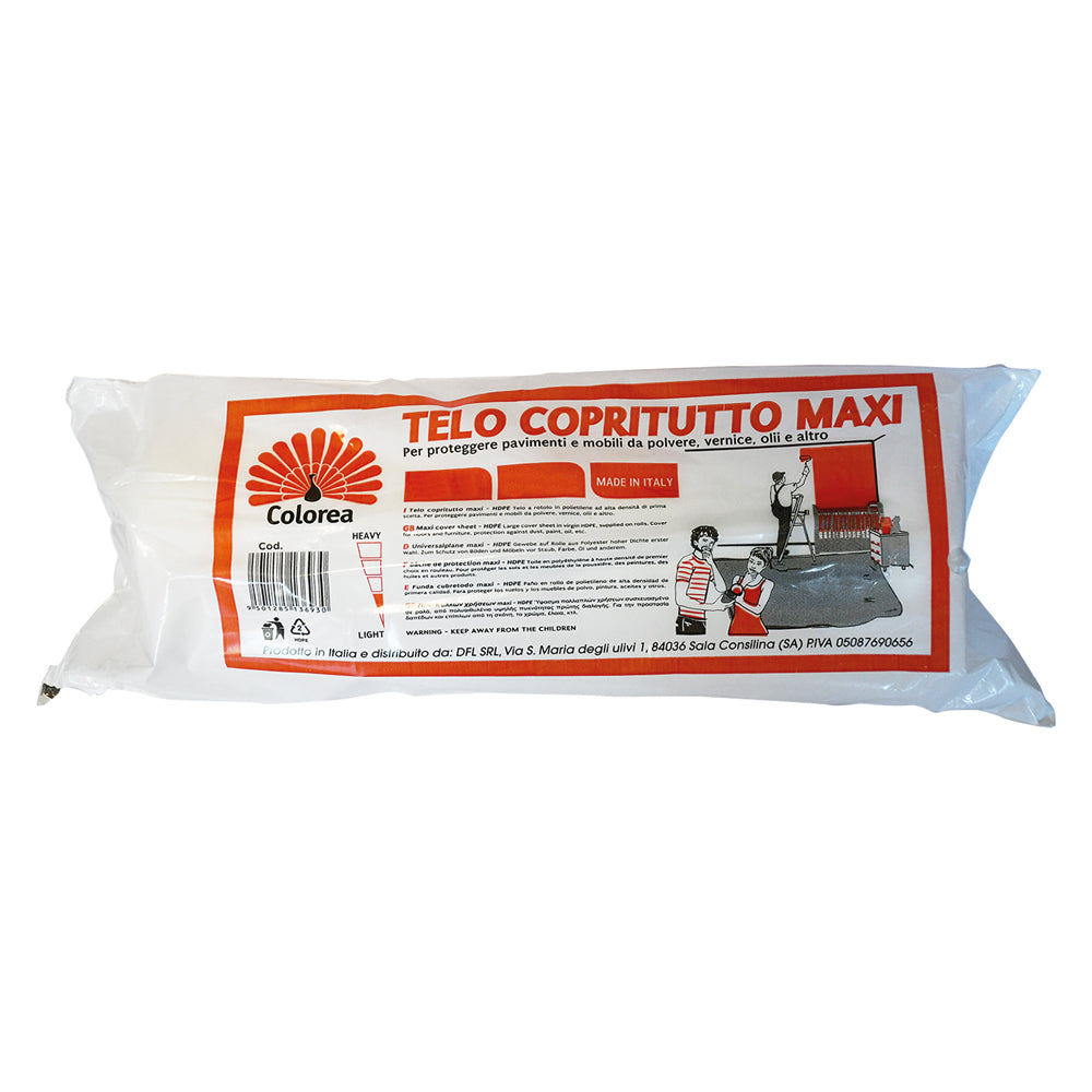 TELO COPRITUTTO MULTIUSO mt 4 x 4 - gr. 250 COLOREA 70 PZ