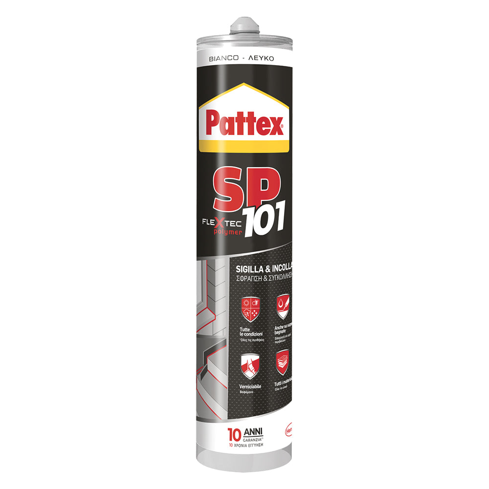 SIGILLANTE NEUTRO PER MULTIMATERIALI 'PATTEX SP101 bianco PATTEX 12 PZ