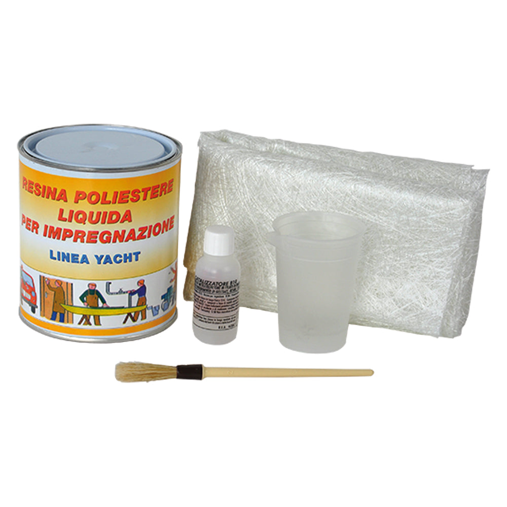 KIT RIPARAZIONE FIBRORESINA ml 750 SPRINTCHIMICA