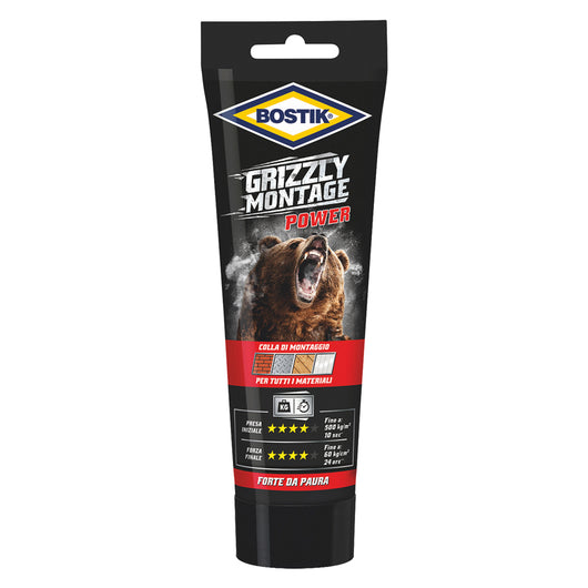 COLLA 'GRIZZLY MONTAGE POWER' gr. 370  - cartuccia BOSTIK