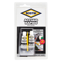 ADESIVO 'ACCIAIO RAPIDO' ml. 30 (2 x 15 ml) BOSTIK 12 BL