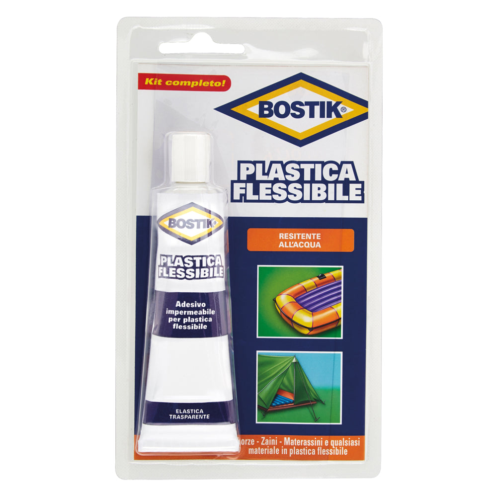 ADESIVO 'PLASTICA FLESSIBILE' gr. 50 BOSTIK 6 BL