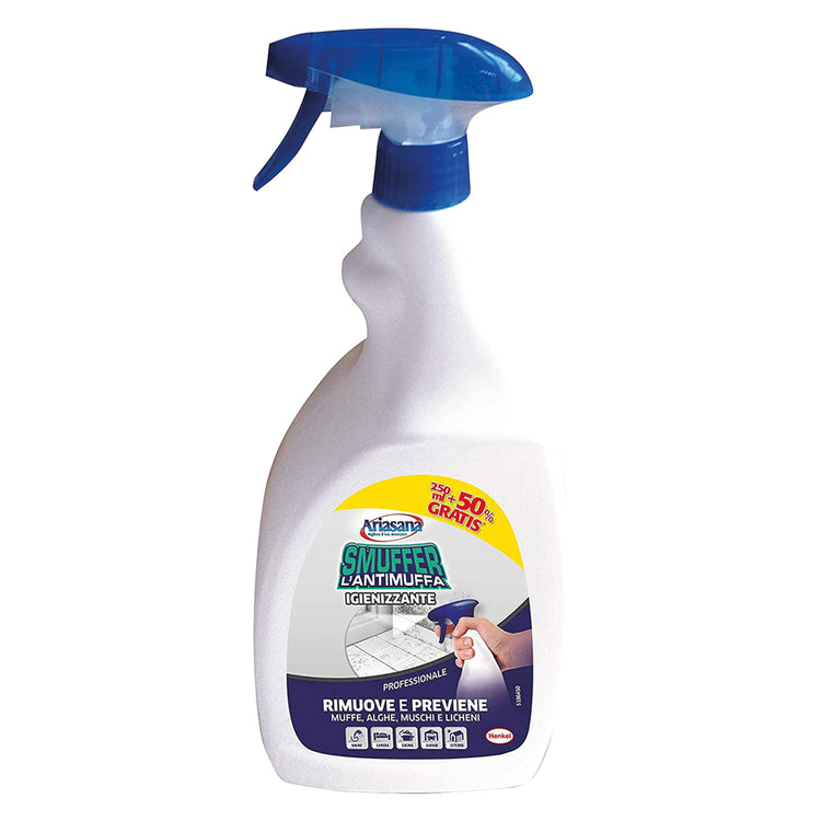 DETERGENTE ANTIMUFFA ARIASANA SMUFFER 'PROFESSIONA 250 ml + 50% gratis ARIASANA 10 PZ