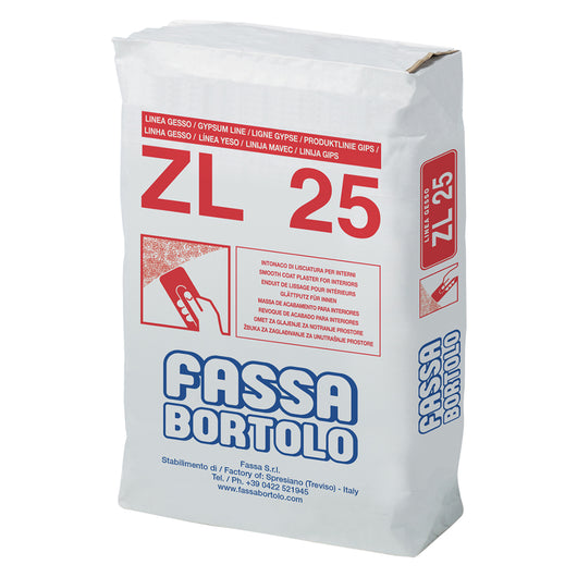 INTONACO DI LISCIATURA 'ZL 25' Kg.  5 FASSABORTOLO