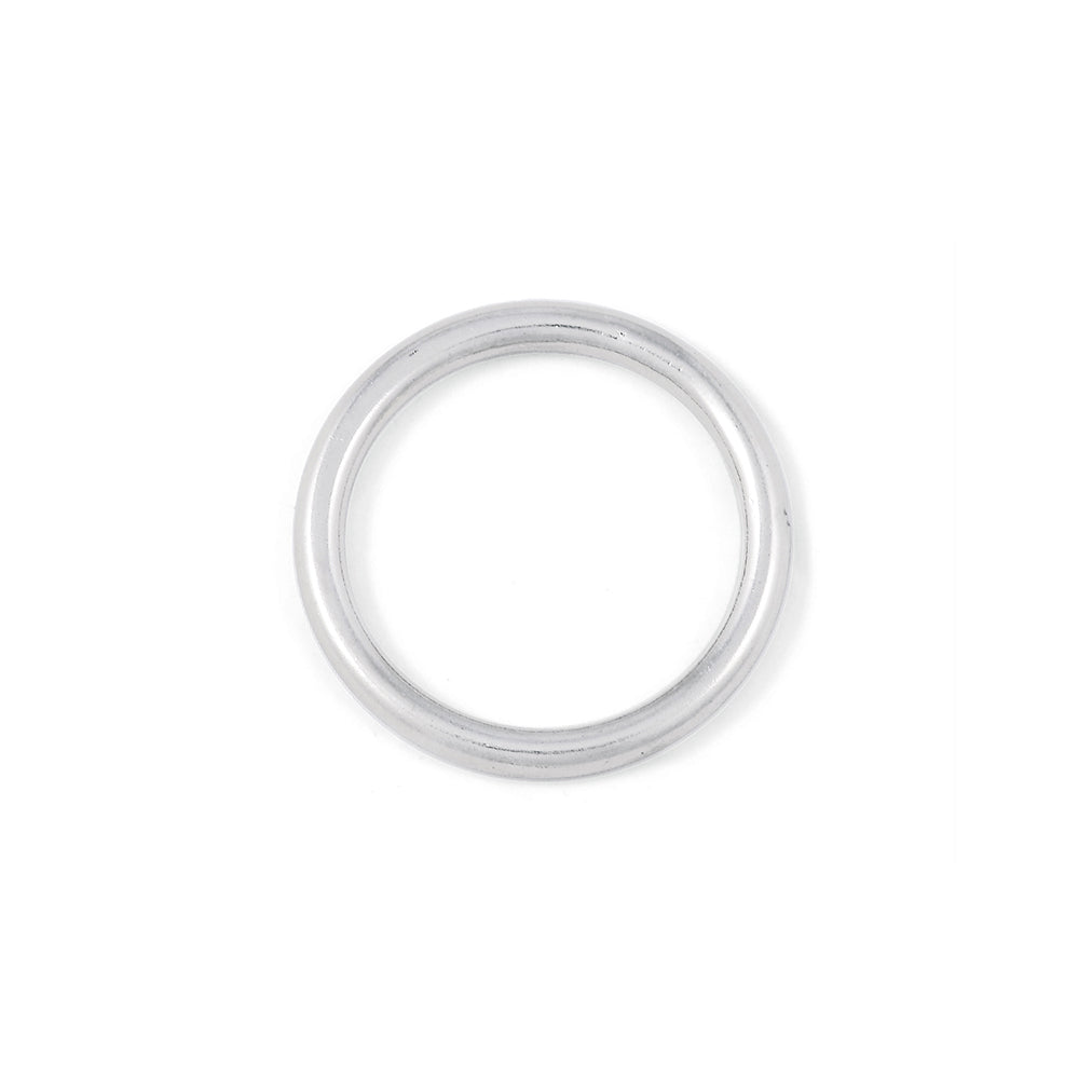 Anello tondo saldato Ì÷ 5 x 30 mm. in acciaio Inox A4 - AISI 316 - 2 pz.