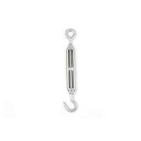 Tenditore occhio - gancio M8 mm. in acciaio Inox A4 - AISI 316