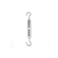 Tenditore a 2 ganci M8 mm. in acciaio Inox A4 - AISI 316