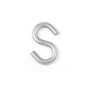 Gancio a S Ì÷ 5 mm. in acciaio Inox A4 - AISI 316 - 3 pz.