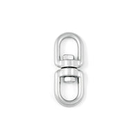 Girella occhio - occhio Ì÷ 8 mm. in acciaio Inox A4 - AISI 316