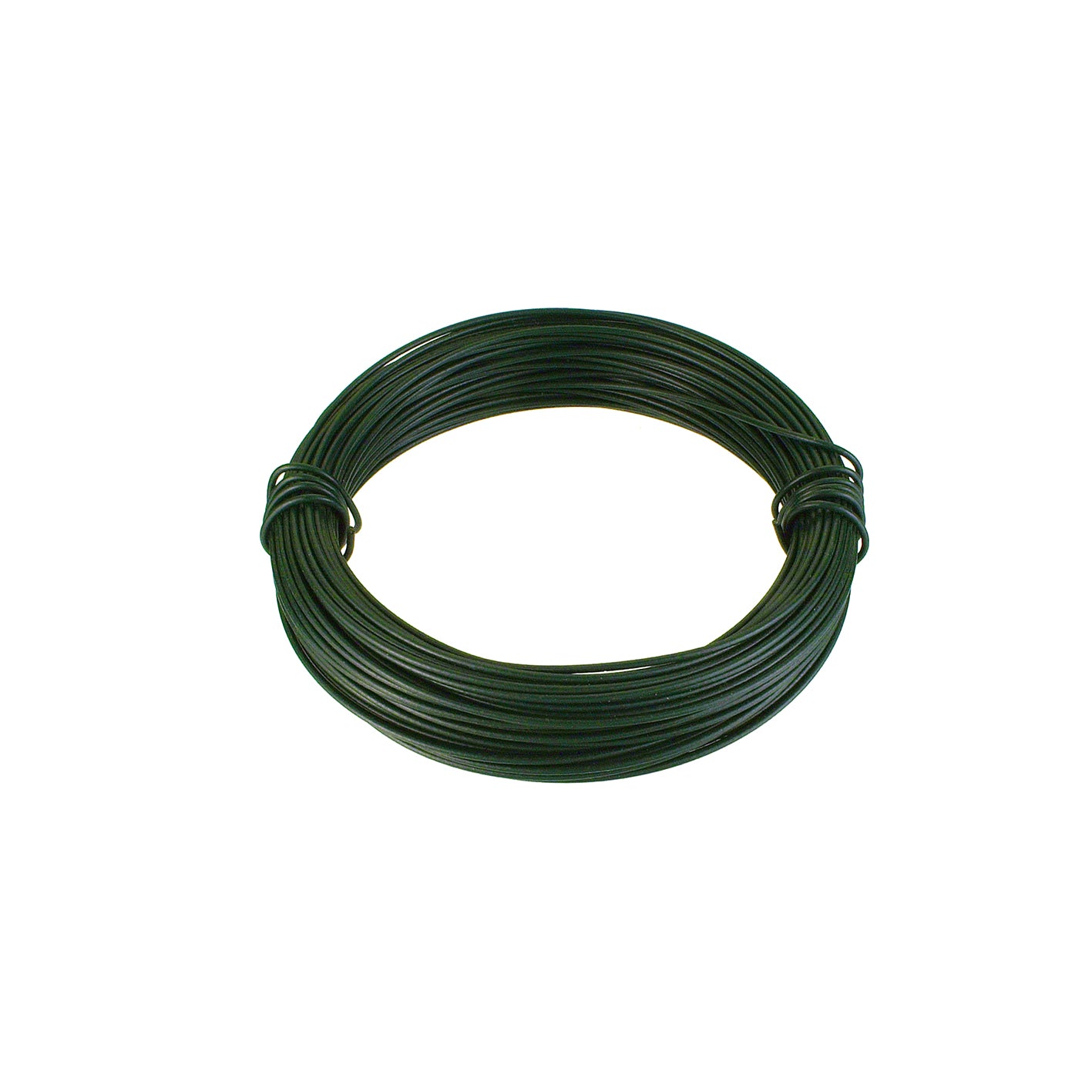 Filo di ferro zincato rivestito PVC verde Ì÷ 1,0 mm. 24 mt.