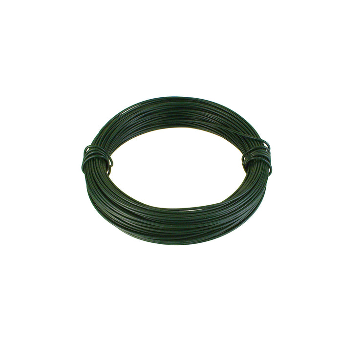 Filo di ferro zincato rivestito PVC verde Ì÷ 3,0 mm. 100 mt.