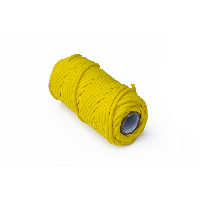 Treccia per veneziana in polipropilene Ì÷ 3 mm. giallo 20 mt.