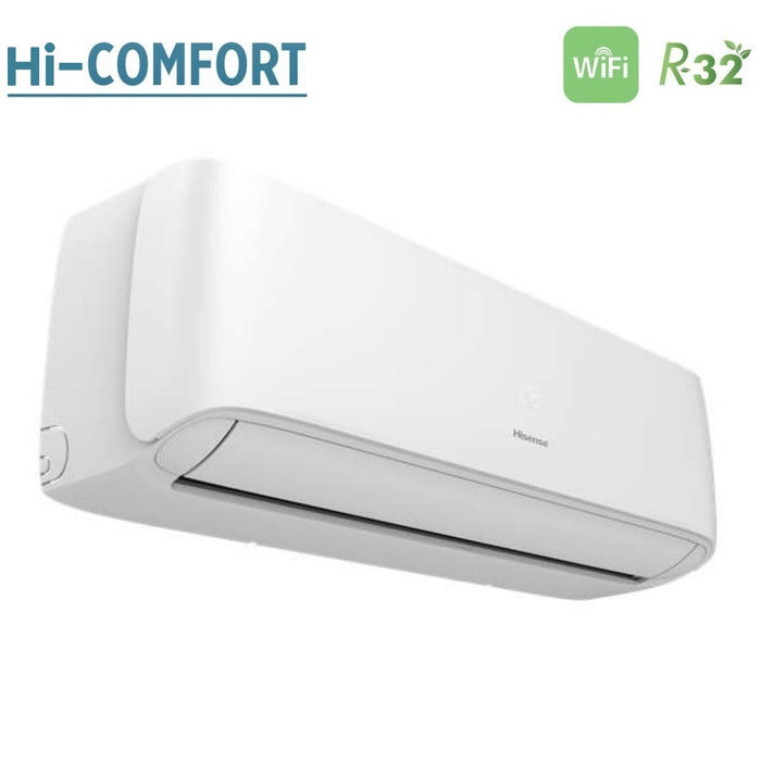 Climatizzatore Condizionatore Hisense Dual Split Inverter serie HI-COMFORT 12000 + CANALIZZATO 18000 con 3AMW72U4RJC R-32 Wi-Fi 12+18